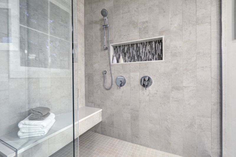 Chic Shower with Bench